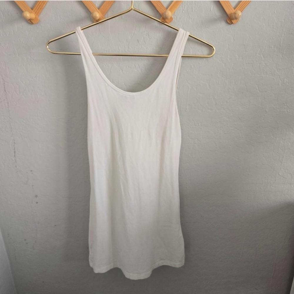 Cynthia Rowley Ivory V-Neck Tank Top Size Small